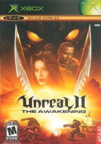 Unreal II The Awakening Xbox US box art